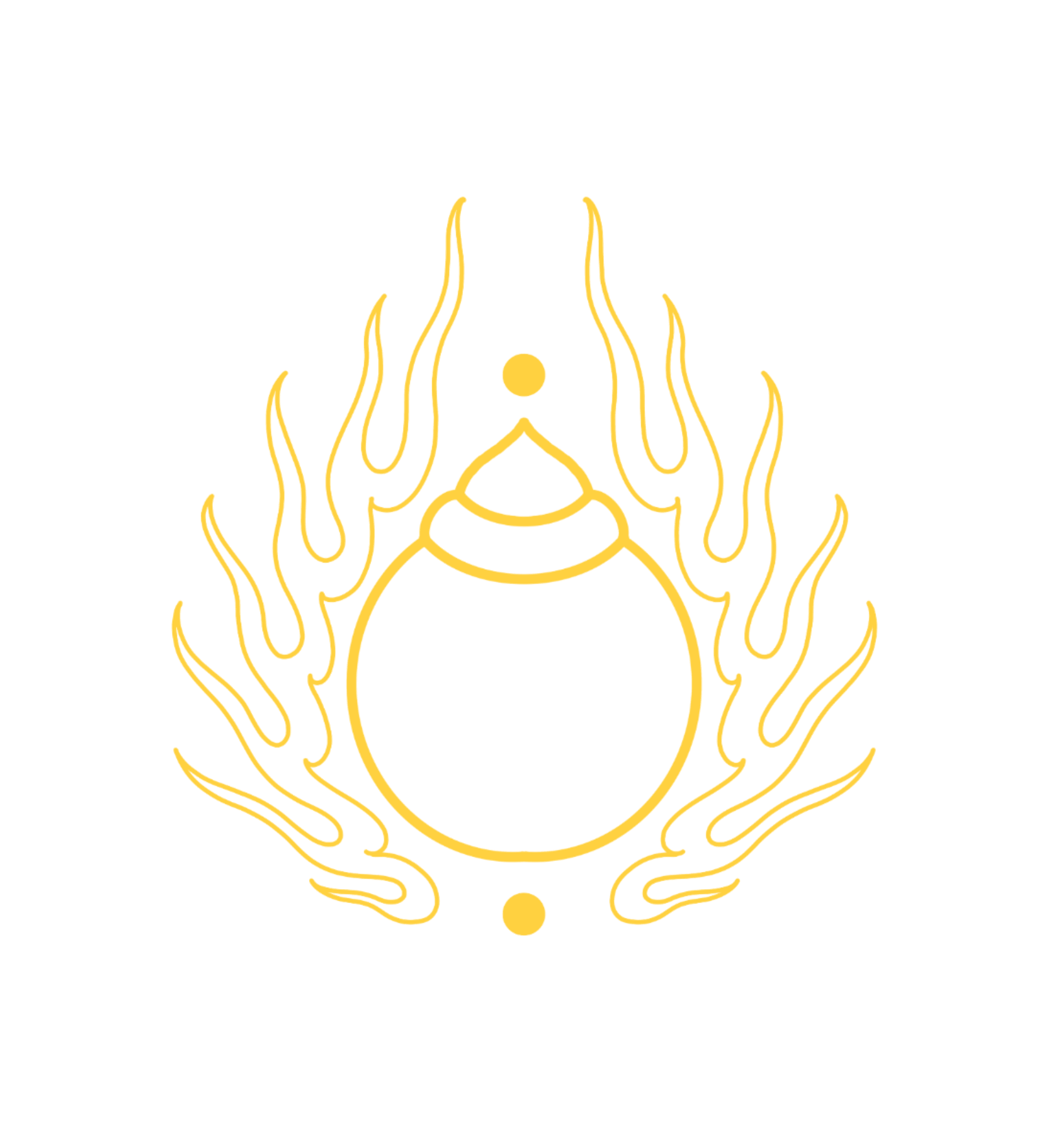 Official Hori brand illustration with golden flaming jewel emblem
